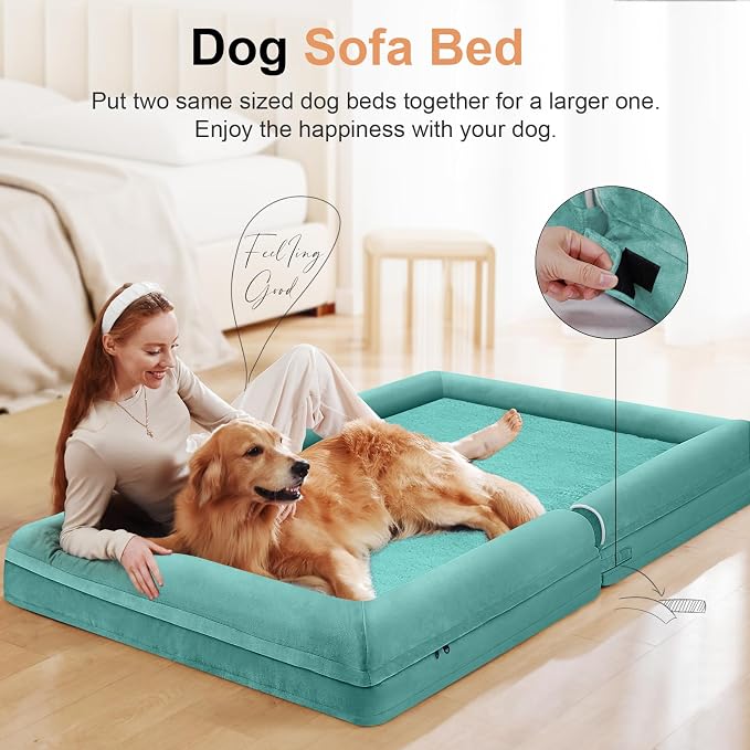 Large Dog Bed Orthopedic Washable: Beds Bolster XXL Bed Big XLarge Dogs Egg - Image 3