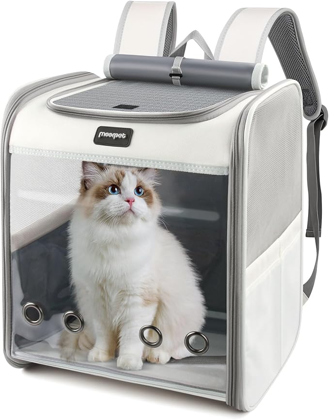 Cat Carrier Backpack, Large Pet Carrier Backpack, Cat Travel Backpack by gzxiaoqi