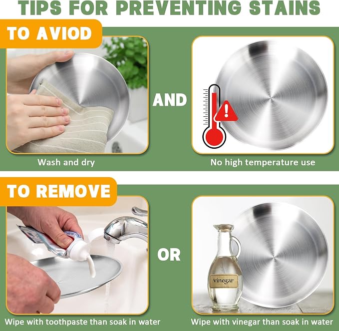 2-Pack Stainless Steel Cat Food Bowls, Shallow Whisker-Friendly Non-Slip - Image 6