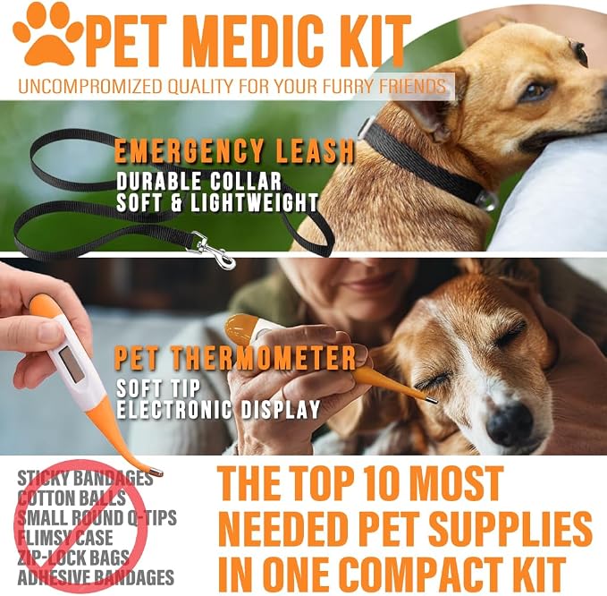 EVERLIT Pet Medic First Aid Kit | 95 Pcs Vet-Approved Medical, Outdoor & - Image 7