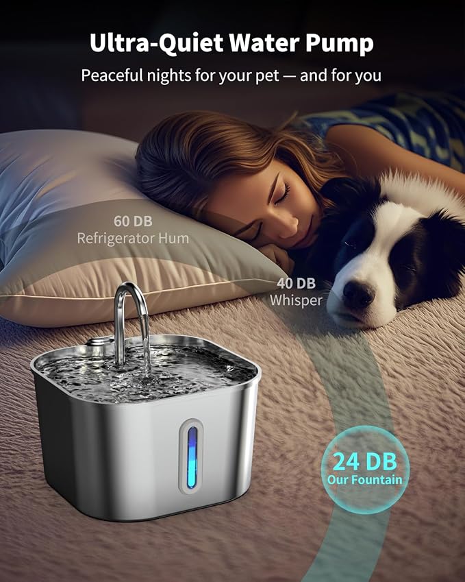 Cat Water Fountain Stainless Steel - Image 5