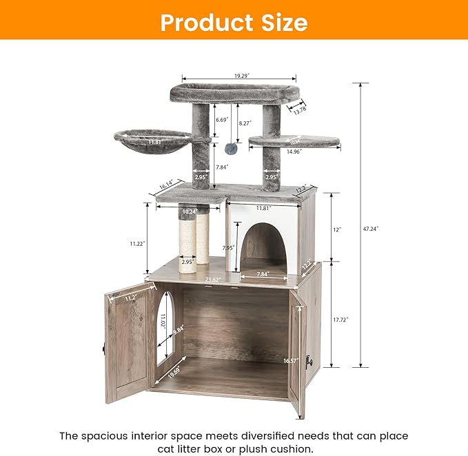Snughome Cat Litter Box Enclosure - Image 7