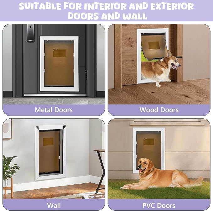 Durable Pet Door, Aluminum Door - Image 4
