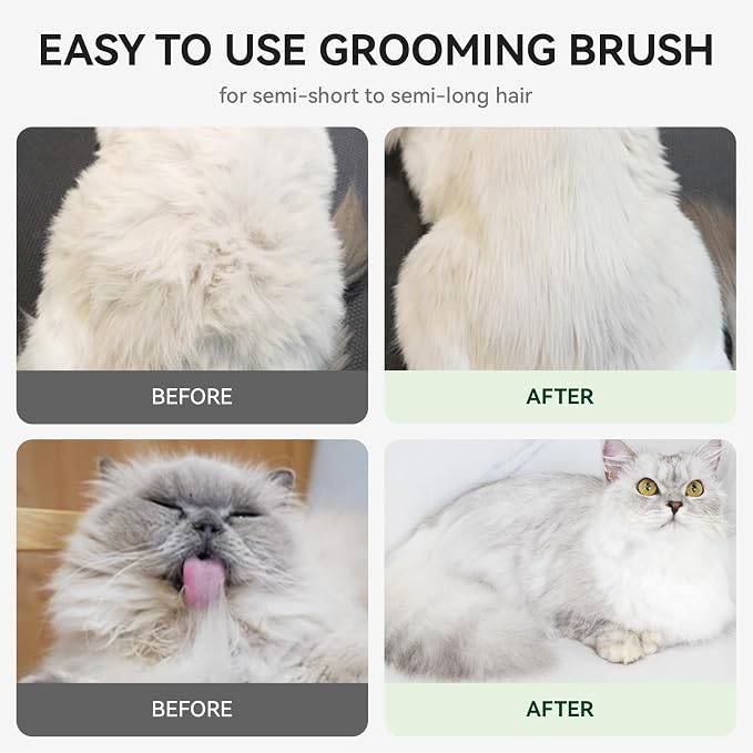 aumuca Cat Brush for Shedding, Cat Brushes for Indoor Cats, Horses Grooming - Image 7