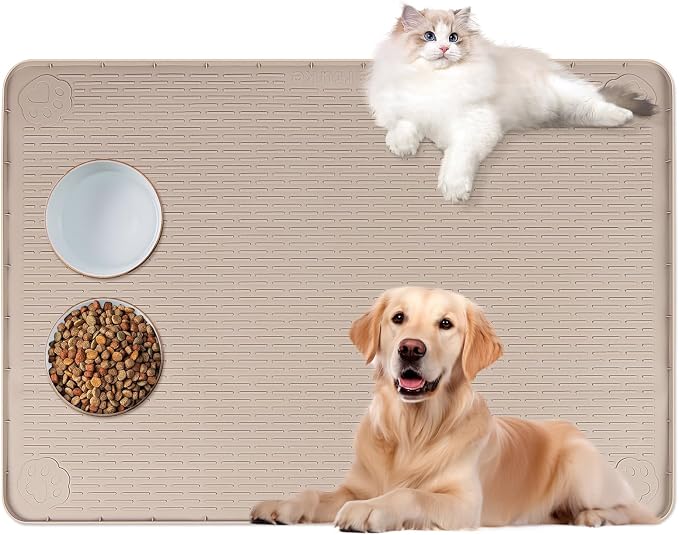 Cat Food Mat, Floor Protection by Bartuke