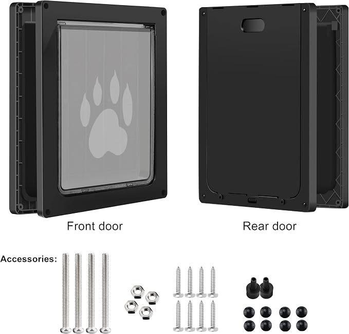 CEESC Dog Door for Pets Up to 45 lb, Weatherproof Pet Door for Cats and Dogs - Image 7