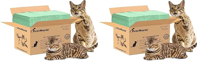 PetsWorld Universal Fit Multi-Cat Pad Refills by PETSWORLDsupplyforpets