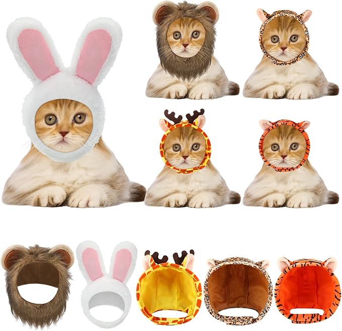 Weewooday 5 Pcs Cat Adorable Costume Bunny Hat by Weewooday