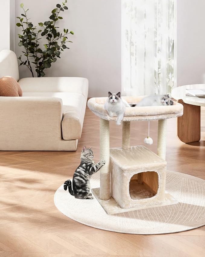 SYANDLVY 27" Cat Tree for Indoor Cats, Activity Tower - Image 7