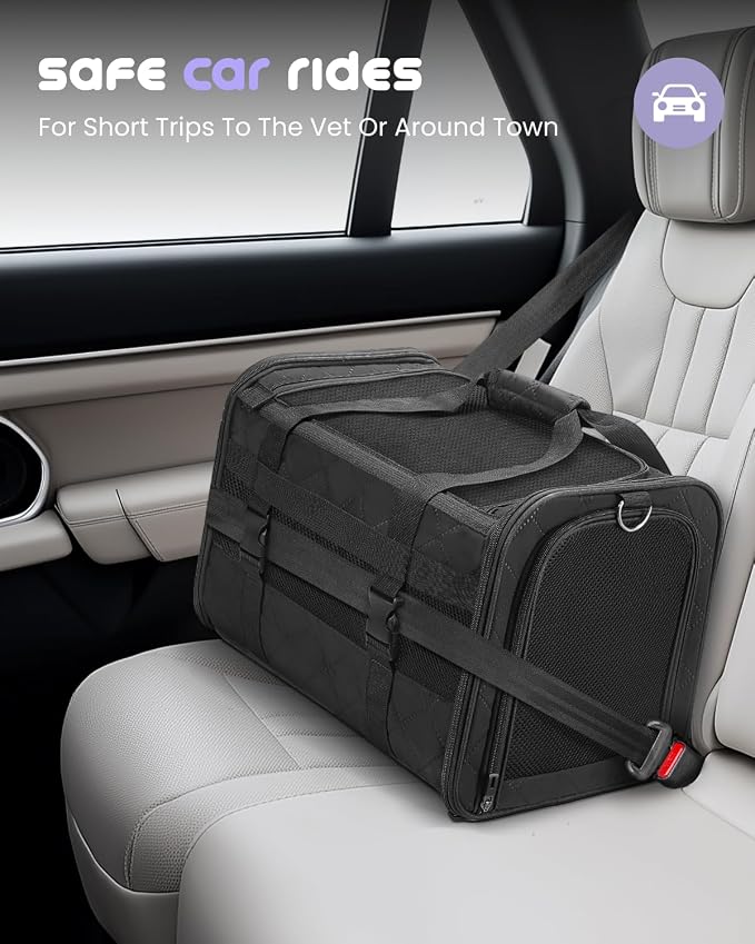 MIDOG Cat Carrier Soft for Small to Medium-Sized Cats, TSA Airline Approved - Image 6