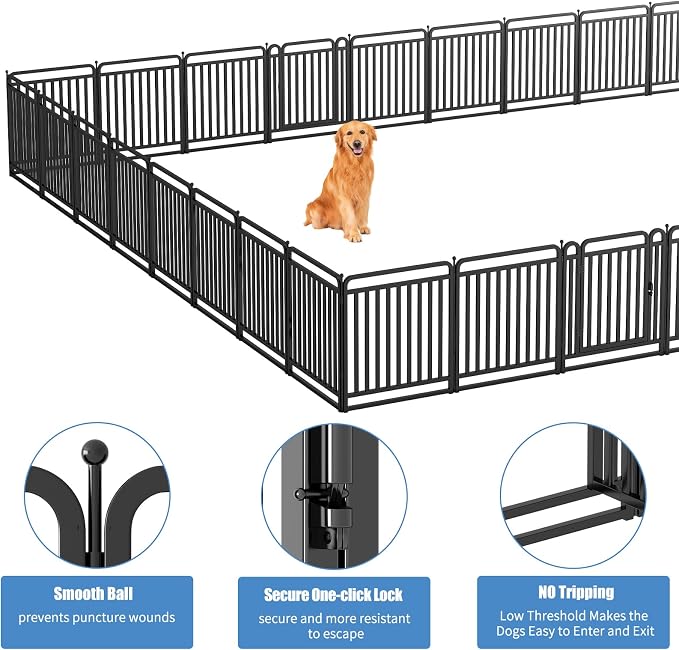 New Thickened Version Dog Playpen, 32 Inch Dog Fences - Image 4