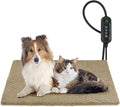 GASUR Heated Cat Bed, Waterproof Cat Heating Pad Indoor w/Timer, Temp by GASUR