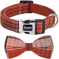 Faleela Soft &Comfy Bowtie Dog Collar, Detachable and Adjustable Bow Tie Collar by Faleela