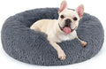 rabbitgoo Dog Bed for Small, 24 inches Machine Washable, Fluffy Donut Pet Bed by rabbitgoo