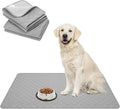 BINGPET Waterproof Dog Food Mat Non-Slip 2 Pcs, 35.4" X 23.6" Anti-Slipextra by BINGPET