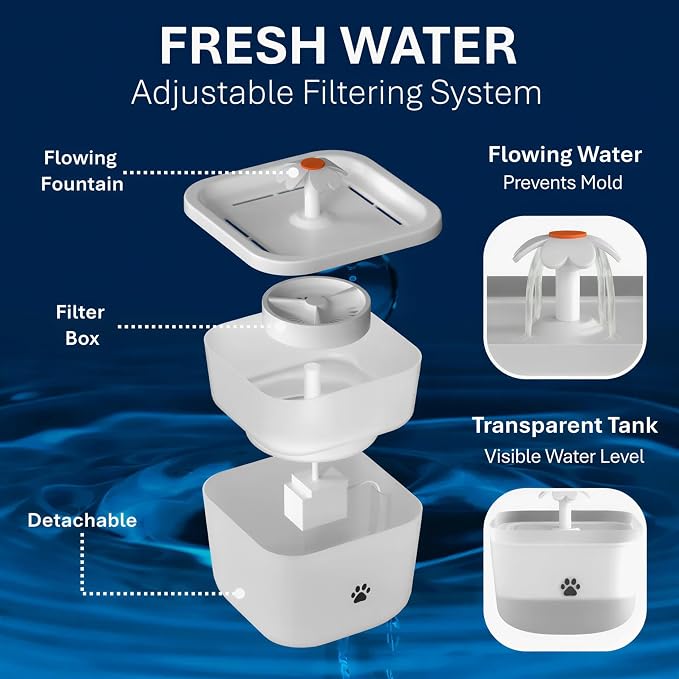 Automatic Cat Feeder and Water Fountain Set - 3L Food Dispenser - Image 3