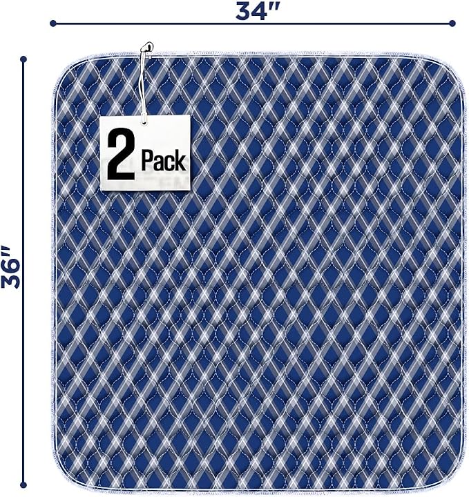Non-Slip Bed Pads for Incontinence Washable, Waterproof Bed Pads, Bed Wetting - Image 2
