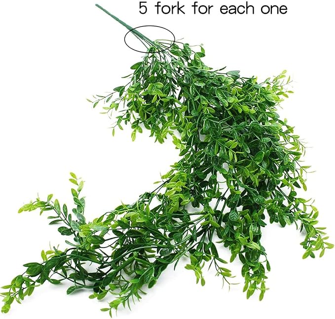 HERCOCCI 3 Pack Reptile Plants, Terrarium Hanging Plants Vines Artificial - Image 7