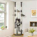 PETEPELA Floor to Ceiling Cat Tree, 92.9''-101.6''Height Adjustable Cat Tower by PETEPELA