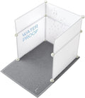 MEEXPAWS Cat Litter Box Enclosure Splash Guard Large L19×W19×H20 inch, Light by PETPRODUCTS