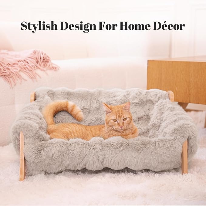 CHEERHOME PETS Elevated Cat Couch Bed - Image 2