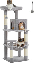 Cat Tree for Indoor Cats, 45.7" Multi-Level Cat Tower by MUTTROS
