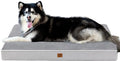 EHEYCIGA Waterproof Dog Bed Orthopedic 47"x29", Memory Foam Pet Bed by EHEYCIGA