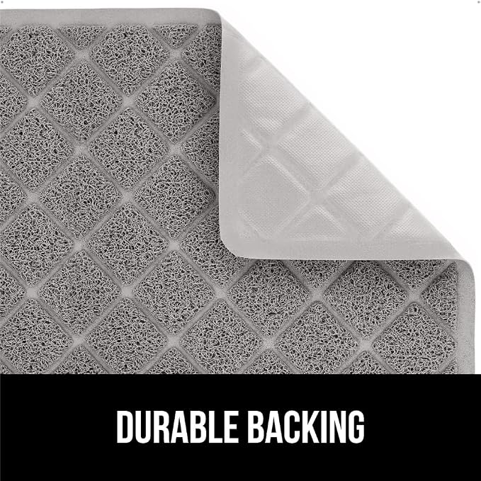 GORILLA GRIP Cat Litter Box Mat, 35x23 2 Pack, Water Resistant, US Designed - Image 4