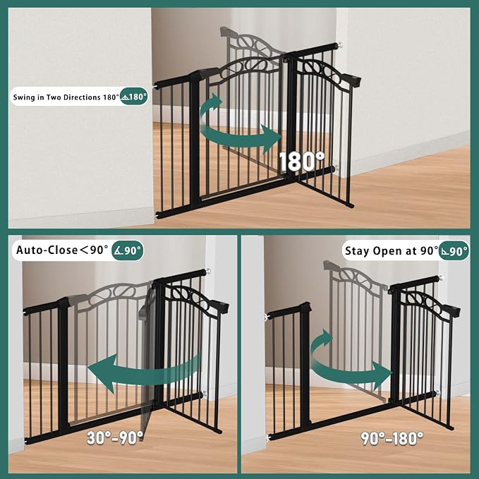 Fairy Baby 65.4"-68.1" Extra Wide Baby Gate - Image 4