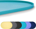 100% Waterproof 0.5" Raised Edge BPA Free Silicone Dog Food Mat, Pet Cat by Yacee