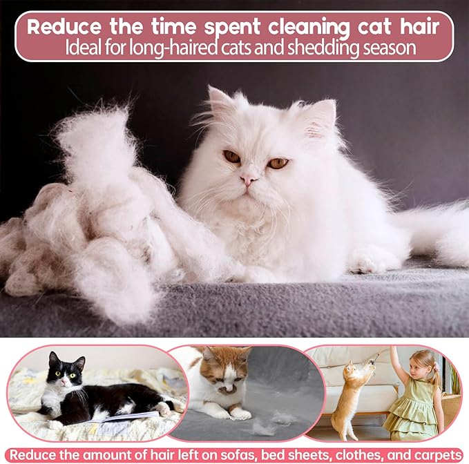 QBLEEV Cat Onesie for Cats After Surgery, Sticky Hair Cat Pajamas for Cats Only - Image 4