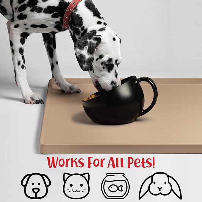DogBuddy Dog Food Mat – Waterproof Dog Bowl Mat - Image 4