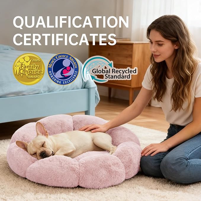 OhGeni 20 inches Calming Donut Dog & Cat Bed - Image 5