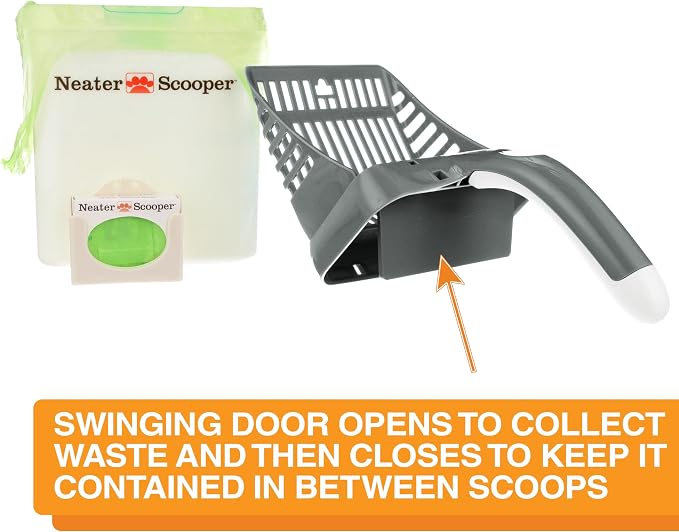 Neater Pet Brands Neater Scooper Standard Cat Litter Scoop, 15 Refill Bags – - Image 3