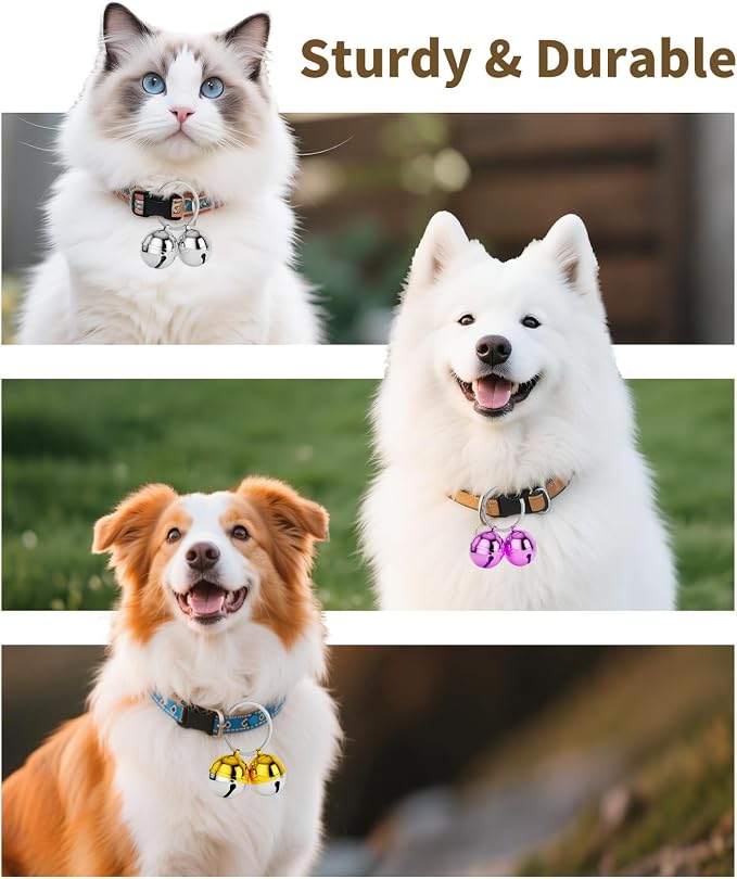 Dog Collar Bells, 2 Pack Extra Loud Dog & Cat Bells - Image 3