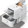 FURTIME Stainless Steel Litter Box by FURTIME