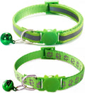 Breakaway Dog Collar with Bells, Reflective Cat Collar by YOUALSO