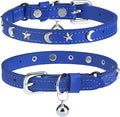 Leather Cat Collars for Boy Girl Cats by DILLYBUD