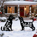 2 Pack Metal Dog Garden Decor for Outside by Unknown