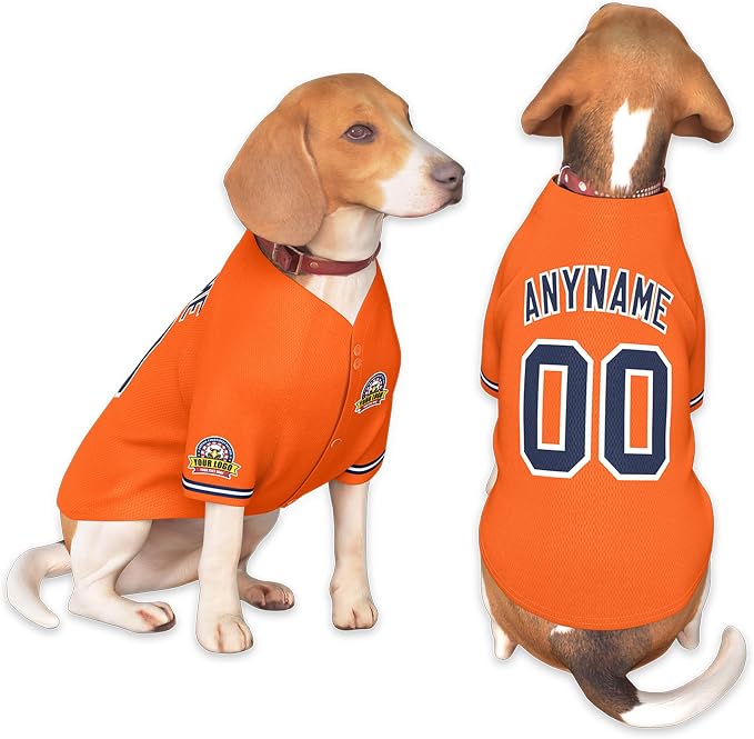 Custom Dog Baseball Jersey by KXK