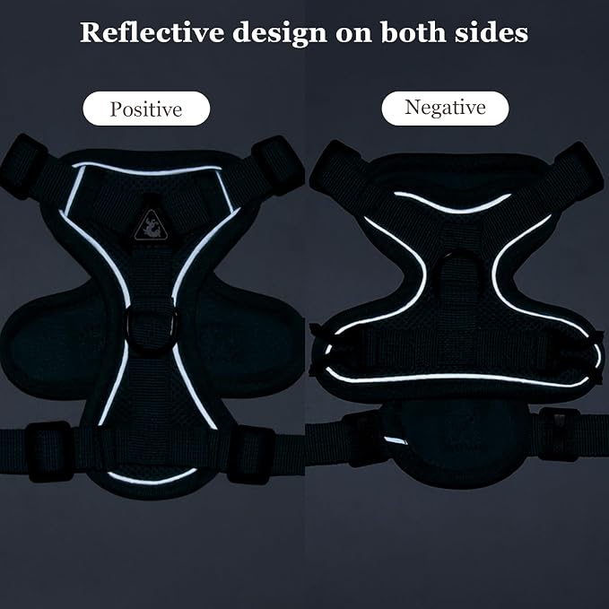 Wanheart Summer cat Chest Harness and Leash, Anti-Escape Adjustable Soft mesh - Image 3