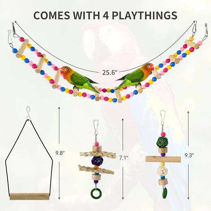 YITAHOME 62 inch Metal Bird Cage, Large Parakeet Cages - Image 6