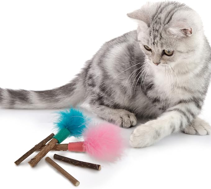 SmartyKat Silly Silver Stix Natural Silvervine Cat Toys - Image 7