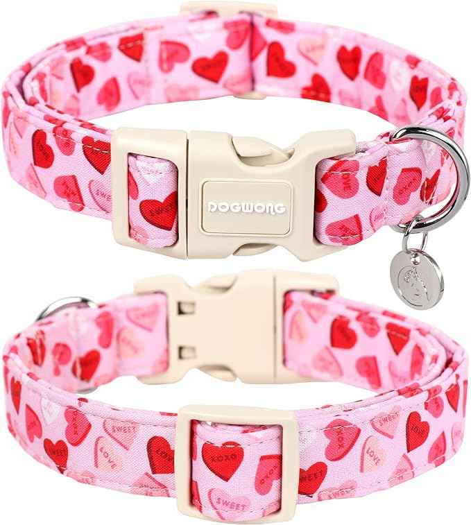 DOGWONG Valentine's Dog Collar