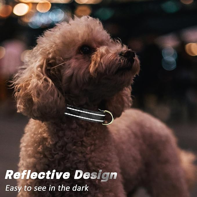 Reflective Dog Collar for Small Dogs Cats, Cute Camouflage Adjustable - Image 3