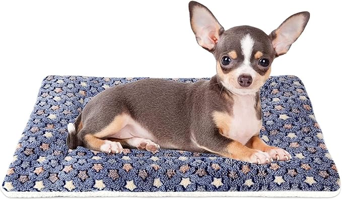 Mora Pets Dog Bed Crate Pad Ultra Soft Pet Bed by MoraPets