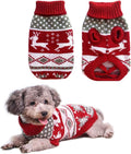 Vehomy Dog Christmas Sweaters Pet Winter Knitwear Xmas Clothes Classic Warm by Vehomy