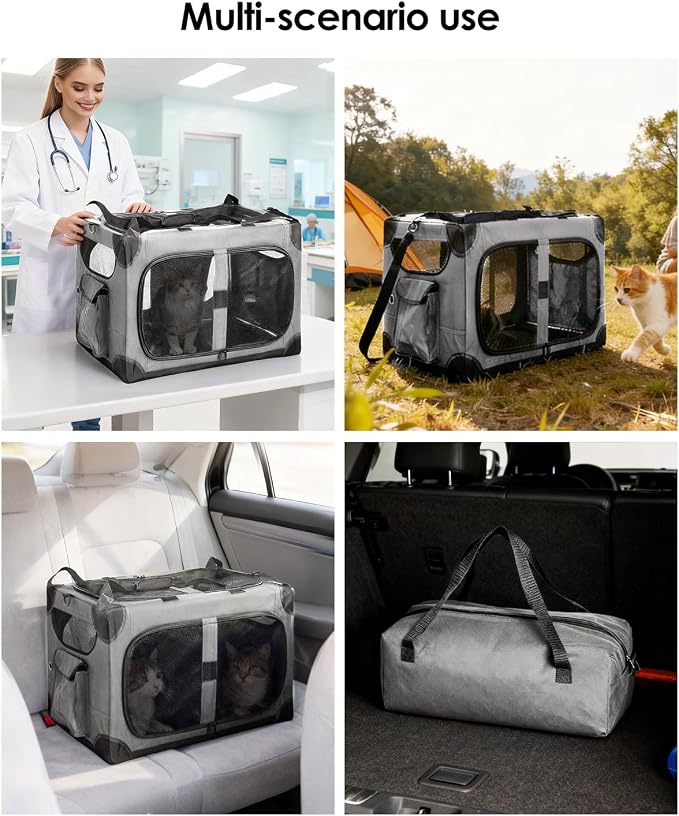 Extra Large Cat Carrier for 2 Cats, XL - Image 4