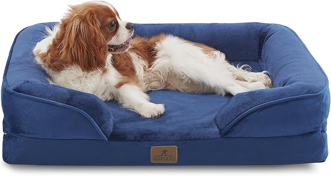 Bedfolks Orthopedic Dog Bed, Waterproof Dog Sofa Bed by Bedfolks