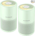 FULMINARE 2 Pack Air Purifiers for Home Bedroom H13 True HEPA Air Purifier by PureAirPowerfulSound